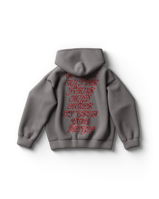 Perfect Celebrity Gray Hoodie