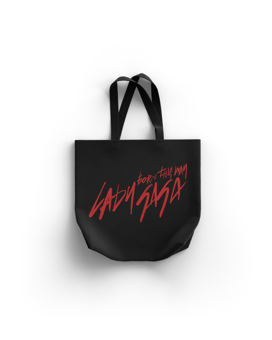 Born This Way Script Tote