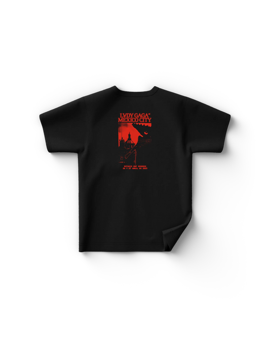 Black CDMX Contrast T-Shirt