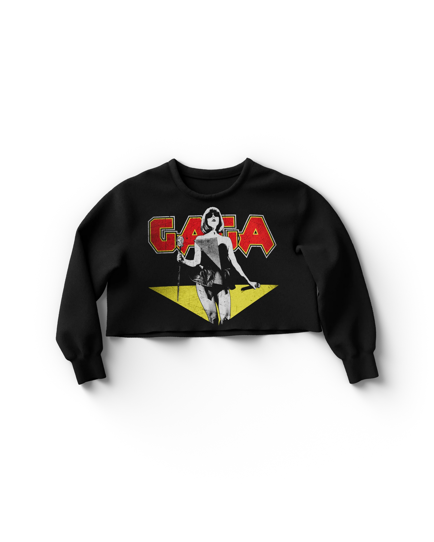 Metal Cropped Crewneck