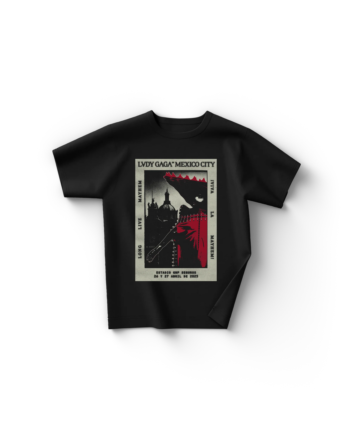 Black CDMX Poster T-Shirt