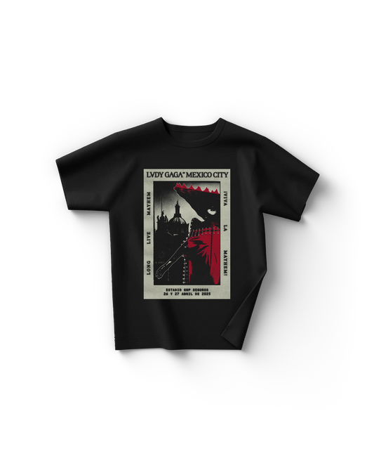 Black CDMX Poster T-Shirt