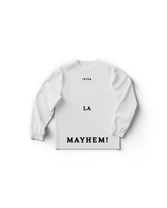 White CDMX Longsleeve T-Shirt