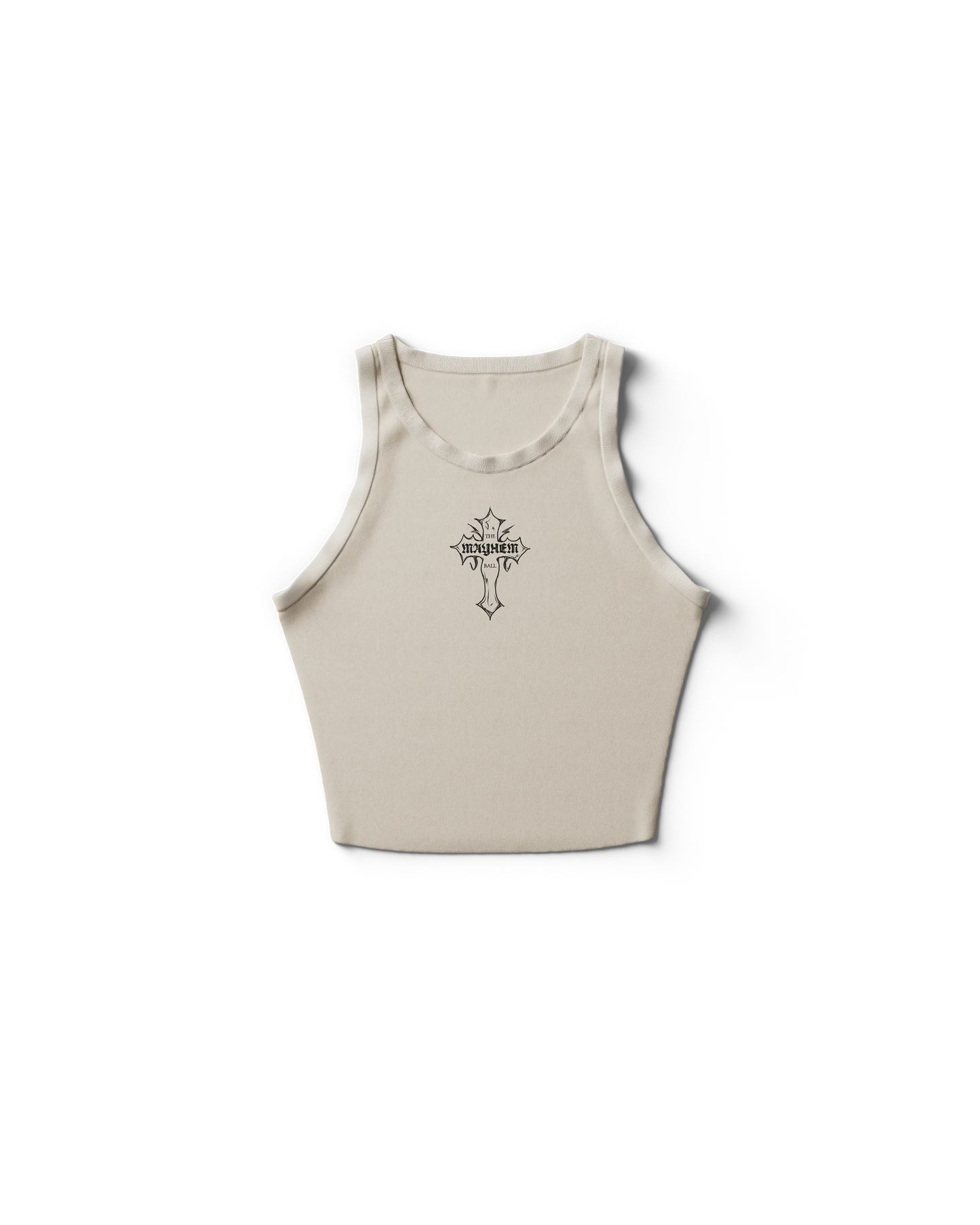 MAYHEM Cross Cropped Tank
